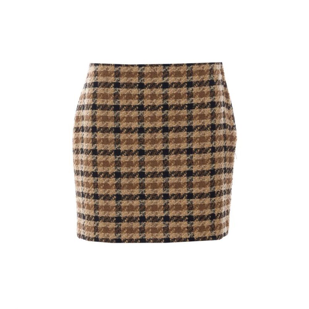 Twinset Women Check Boucle' Mini Skirt